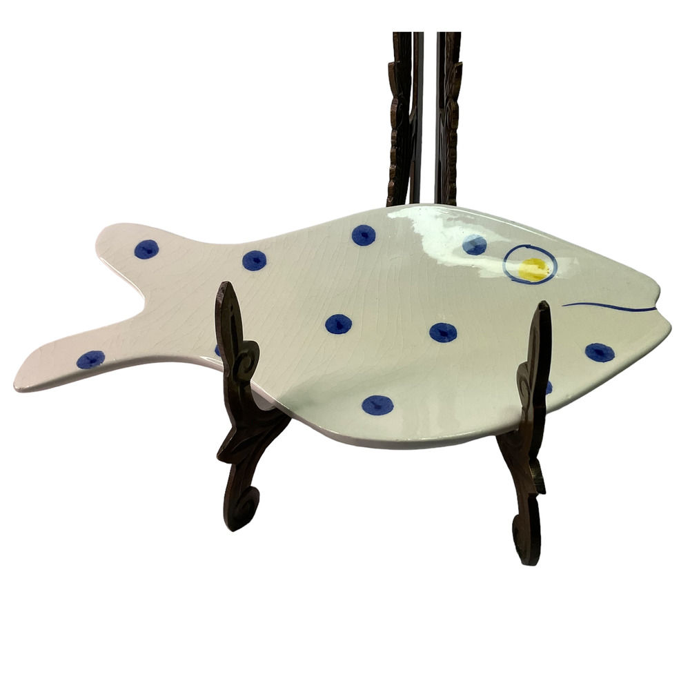 Vintage Handcrafted Mancer Fish Tray